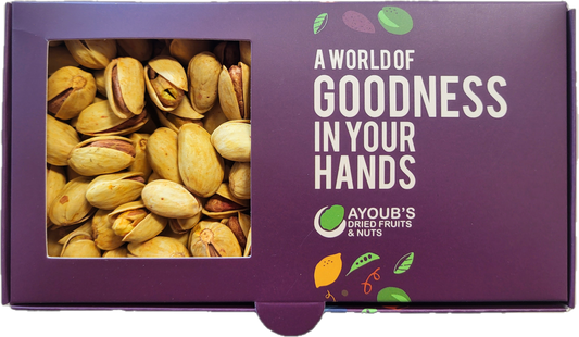 Ayoubs Mini Gift Box - Premium Pistachios - Lime & Saffron